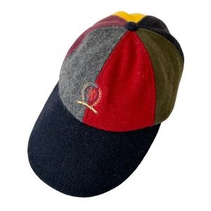 Vintage Wool Tommy Hilfiger Multi Color Hat / Cap -Lion Crest